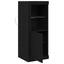 LED Sideboard Sort 41 x 37 x 100 cm Konstrueret træ