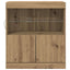 LED Sideboard Brun 60,5 x 37 x 67 cm Konstrueret træ