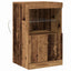 LED Sideboard Gammelt træ 41 x 37 x 67 cm Konstrueret træ