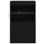 LED Sideboard Sort eg 41 x 37 x 67 cm Konstrueret træ
