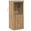 LED Sideboard Artisan Egetræ 41 x 37 x 100 cm Konstrueret træ