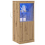 LED Sideboard Artisan Egetræ 41 x 37 x 100 cm Konstrueret træ