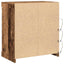 LED Sideboard Gammelt træ 60,5 x 37 x 67 cm Konstrueret træ