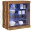 LED Sideboard Gammelt træ 60,5 x 37 x 67 cm Konstrueret træ