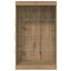 LED Sideboard Artisan Egetræ 60,5 x 37 x 100 cm Konstrueret træ