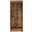 LED Sideboard Gammelt træ 41 x 37 x 100 cm Konstrueret træ