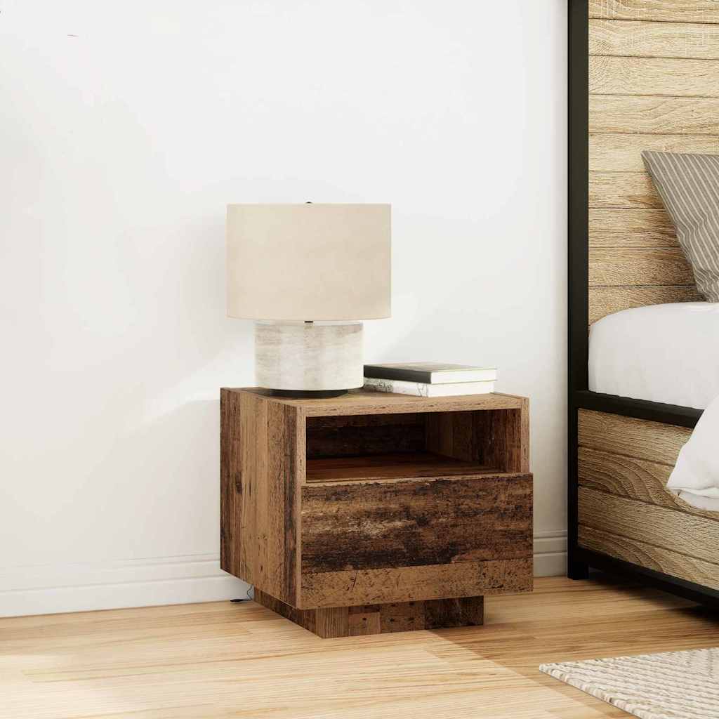 Natskab 2 pcs Gammelt træ 40 x 39 x 37 cm Konstrueret træ