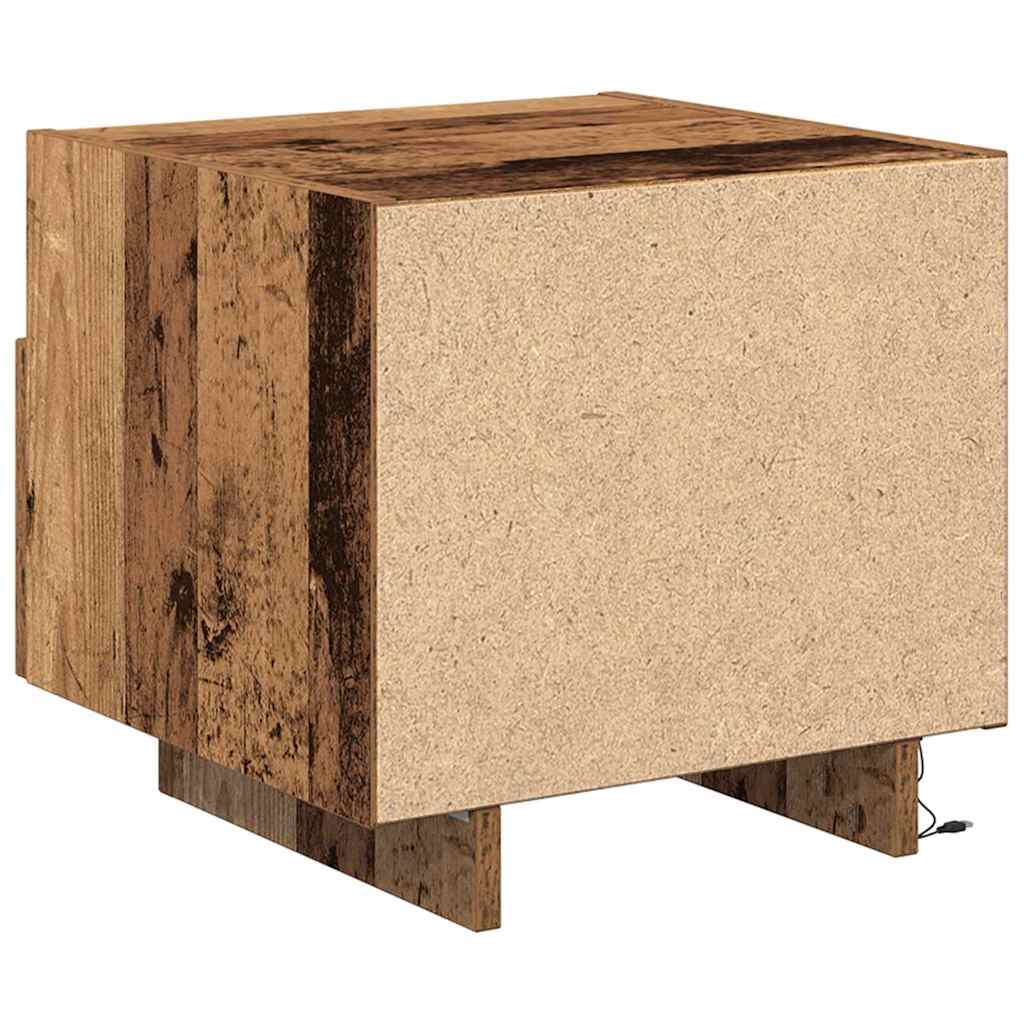 Natskab 2 pcs Gammelt træ 40 x 39 x 37 cm Konstrueret træ