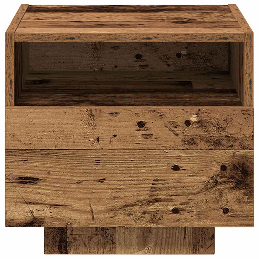 Natskab 2 pcs Gammelt træ 40 x 39 x 37 cm Konstrueret træ