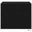 Natskab 2 pcs Sort eg 50 x 39 x 41 cm Konstrueret træ