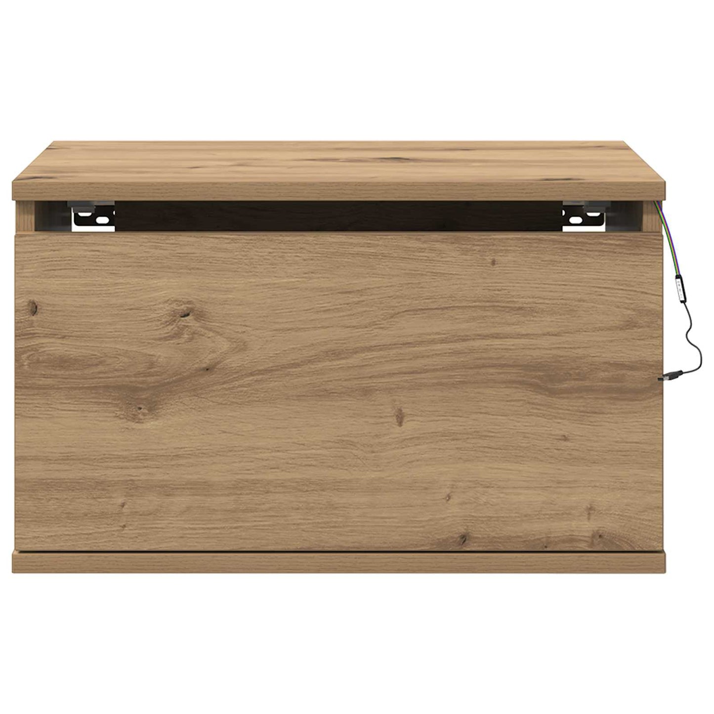 Vægmonteret natbord 2 pcs Artisan Egetræ 50 x 36 x 30 cm
