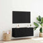 TV-møbelsæt 100 x 30 x 41 cm Sort eg Konstrueret træ