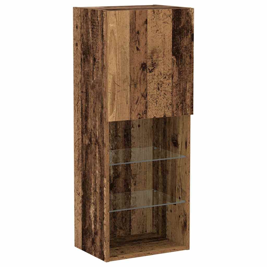 TV-møbelsæt Gammelt træ 40,5 x 30 x 102 cm Konstrueret træ