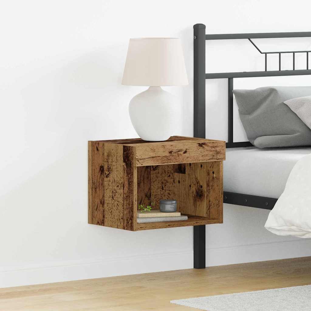TV-møbelsæt 2 pcs Gammelt træ 40 x 30 x 30 cm Konstrueret træ