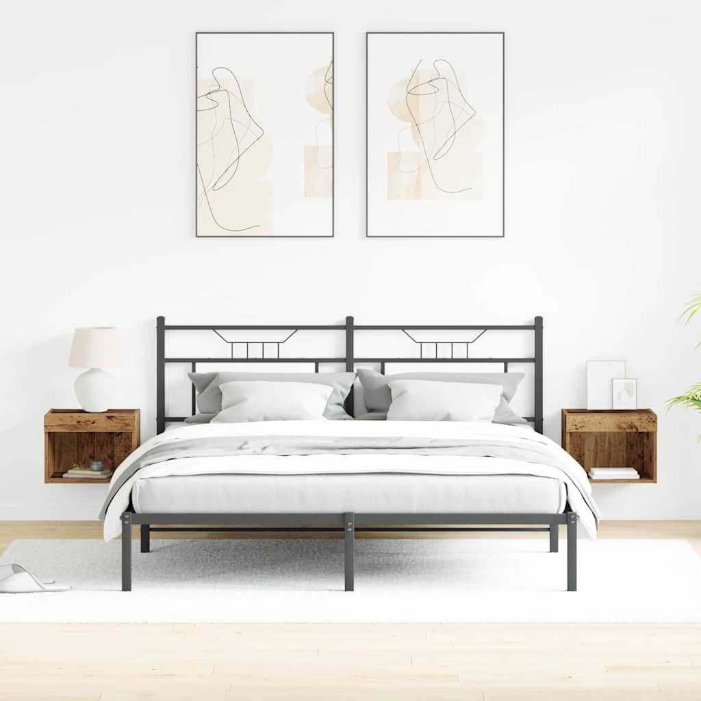 TV-møbelsæt 2 pcs Gammelt træ 40 x 30 x 30 cm Konstrueret træ