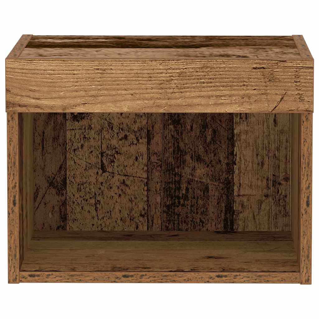 TV-møbelsæt 2 pcs Gammelt træ 40 x 30 x 30 cm Konstrueret træ