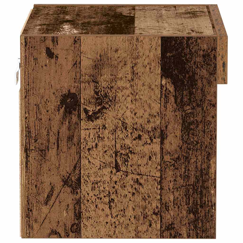 TV-møbelsæt 2 pcs Gammelt træ 40 x 30 x 30 cm Konstrueret træ