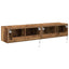 TV vægskab 2 pcs Gammelt træ 80 x 35 x 31 cm Konstrueret træ