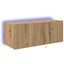 TV vægskab 80 x 35 x 31 cm Artisan Egetræ Konstrueret træ