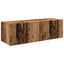 TV vægskab 2 pcs Gammelt træ 100 x 35 x 31 cm Konstrueret træ