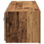 TV vægskab 2 pcs Gammelt træ 100 x 35 x 31 cm Konstrueret træ