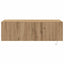 TV vægskab 100 x 35 x 31 cm Artisan Egetræ Konstrueret træ