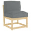 Pude Antracit 50 x 40 x 12 cm Oxford stof