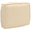 Pude Beige 50 x 40 x 12 cm Oxford stof