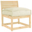 Pude Creme 50 x 50 x 12 cm Oxford stof