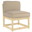 Pude Gråbrun 60 x 40 x 12 cm Oxford stof
