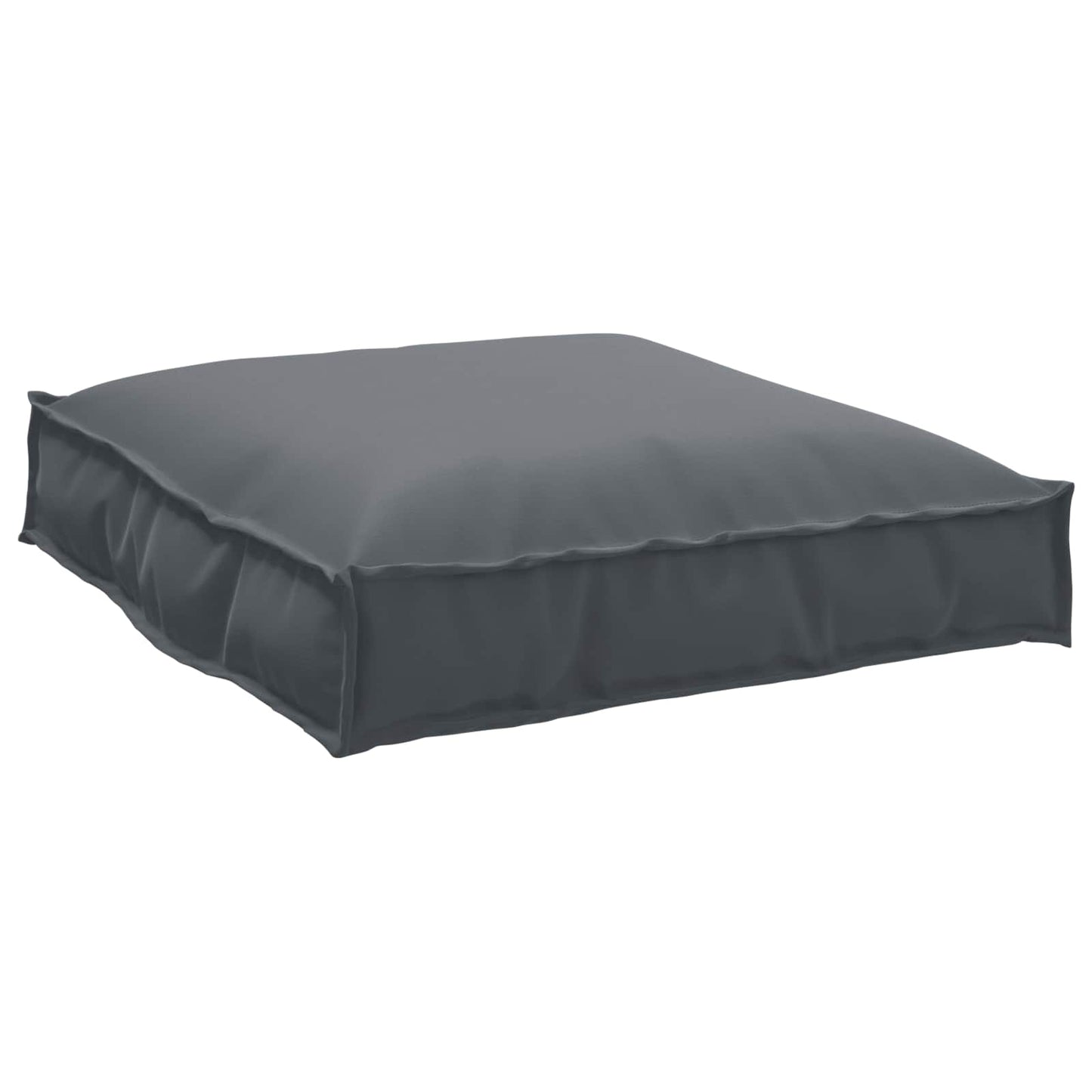 Pude Antracit 70 x 70 x 12 cm Oxford stof