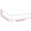 Pude Antracit 70 x 70 x 12 cm Oxford stof