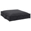 Pude Sort 70 x 70 x 12 cm Oxford stof