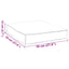 Pude Sort 70 x 70 x 12 cm Oxford stof