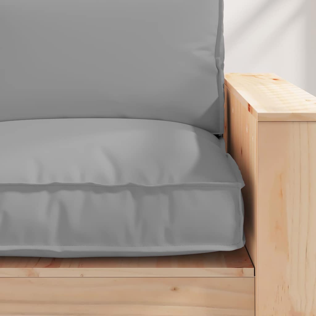 Pude Grå 80 x 80 x 12 cm Oxford stof