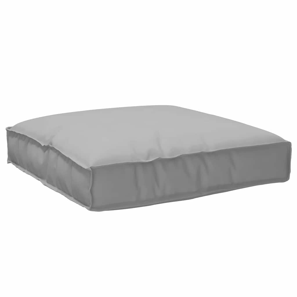 Pude Grå 80 x 80 x 12 cm Oxford stof