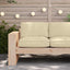 Pude Beige 80 x 80 x 12 cm Oxford stof