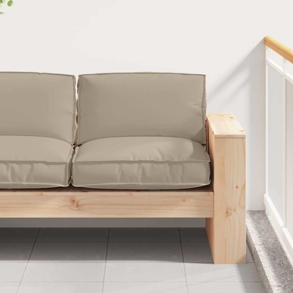 Pude Gråbrun 80 x 80 x 12 cm Oxford stof