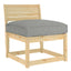 Pude Gråbrun 80 x 80 x 12 cm Oxford stof
