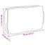 Pude Antracit 70 x 40 x 12 cm Oxford stof