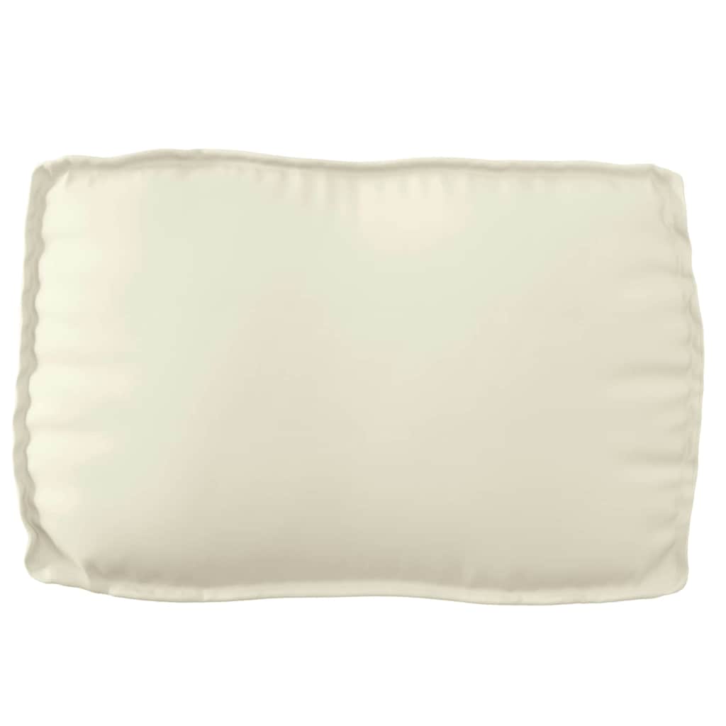 Pude Creme 70 x 40 x 12 cm Oxford stof