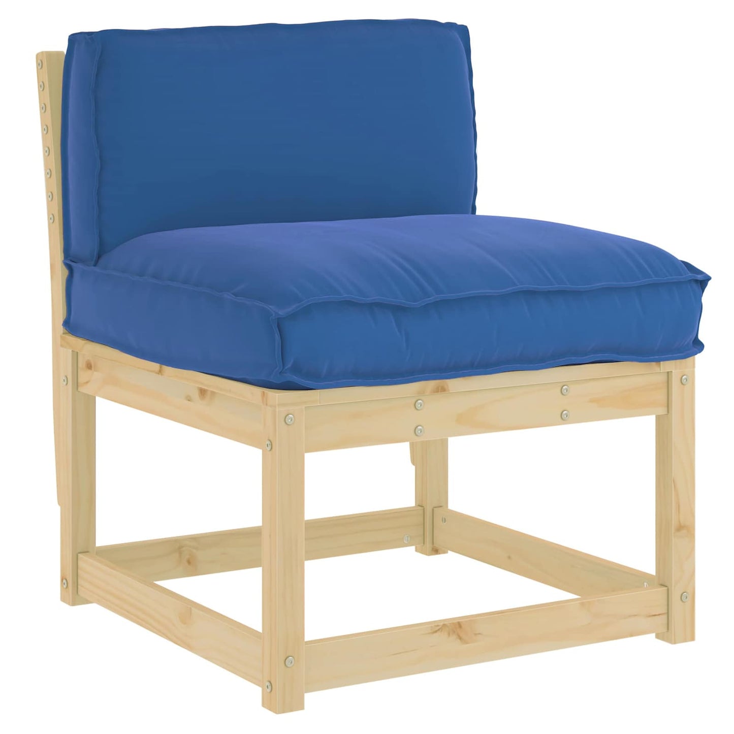 Pude Kongelig blå 70 x 40 x 12 cm Oxford stof