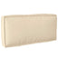 Pude Beige 80 x 40 x 12 cm Oxford stof