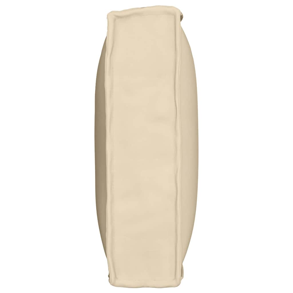 Pude Beige 80 x 40 x 12 cm Oxford stof