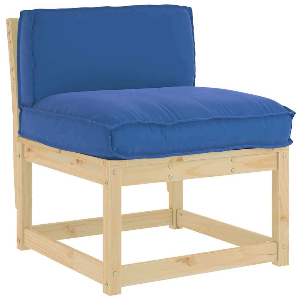 Pude Kongelig blå 80 x 40 x 12 cm Oxford stof