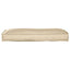 Pude Beige 120 x 40 x 12 cm Oxford stof