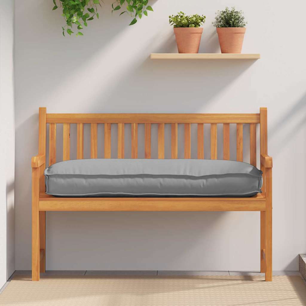 Pude Grå 120 x 50 x 12 cm Oxford stof