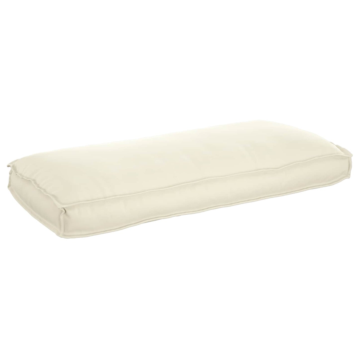 Pude Creme 120 x 50 x 12 cm Oxford stof