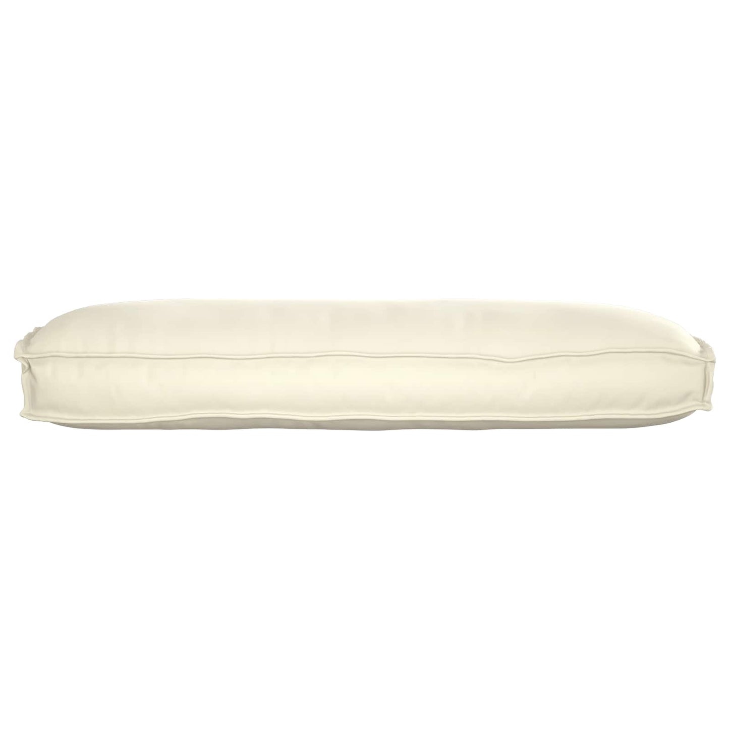 Pude Creme 120 x 50 x 12 cm Oxford stof