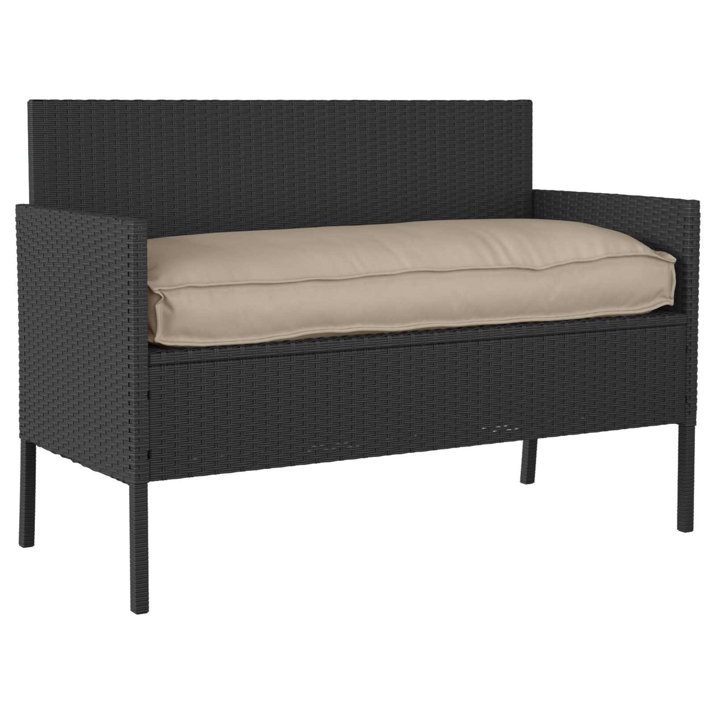Pude Gråbrun 120 x 50 x 12 cm Oxford stof